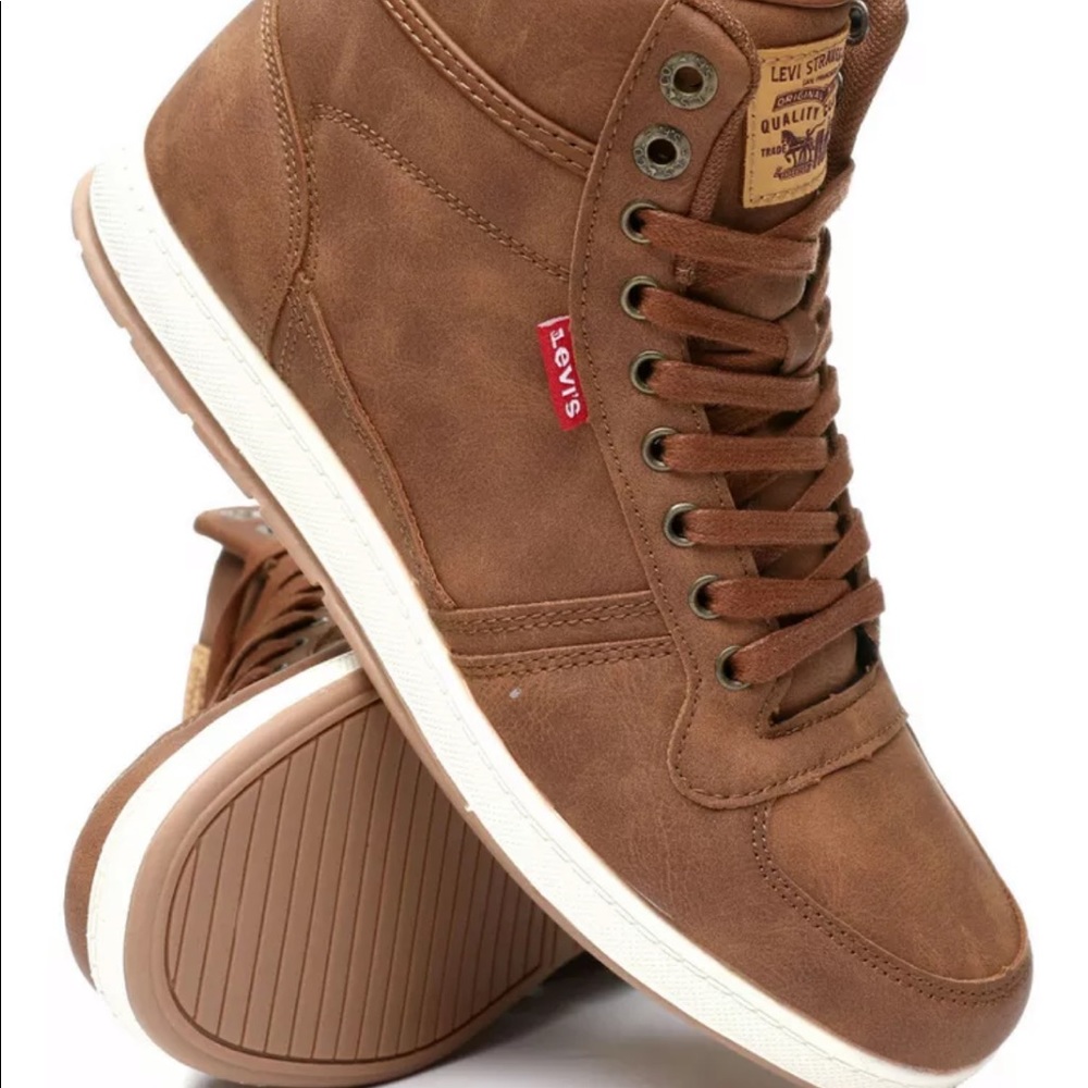 LEVIS Stanton Waxed Men Shoes Tan/Brown Profession